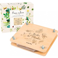 MOULIN ROTY Drevený lis na kvety Anglická verzia