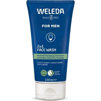 Weleda For Men 2v1 Čistící gel na obličej a vousy 100 ml – Zbozi.Blesk.cz