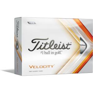 Titleist Velocity 12 Pack Golf Balls - White 12Pk