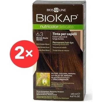 Biokap Nutricolor Delicato Chestnut Light Brown Gentle Dye 5.05 2 × 140 ml