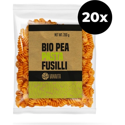 VanaVita BIO Hrachové cestoviny vretená 20 x 250 g