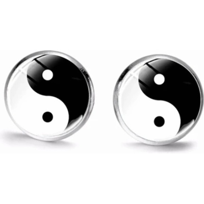 Blingstar Náušnice Jin Jang závit 2323