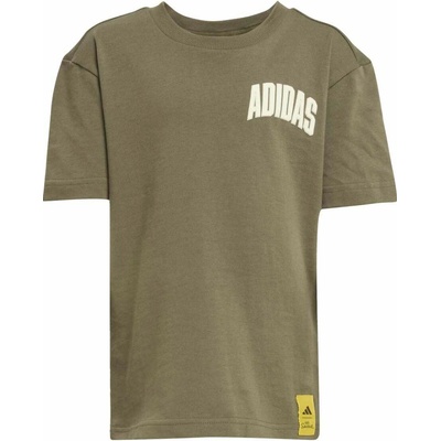 adidas LK Sim Tee K JL9195 hnedé