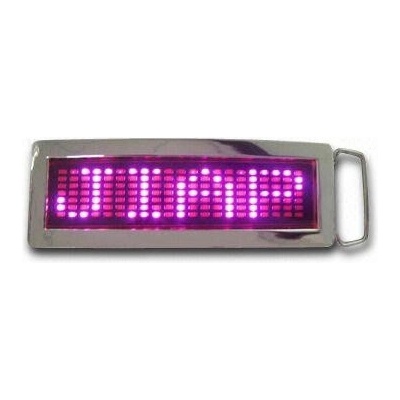 Svítící opasek Purple metalic