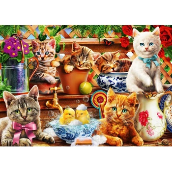 Bluebird Puzzle - Puzzle Kittens in the Potting Shed - 1 000 piese