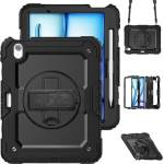 Gigapack IPAD Air 11 (2024) GIGAPACK Defender пластмасов протектор за телефон с устойчивост на удар, каишка за рамо, ЧЕРЕН (GP-181442)