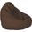 Pufrelax Пуф круша 320л. , Nirvana Grande - Chocolate, PU кожа, Пълнеж от полистиролни перли