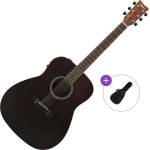 Yamaha FX400 Basic SET Smoky Black Електро-акустична китара Дреднаут
