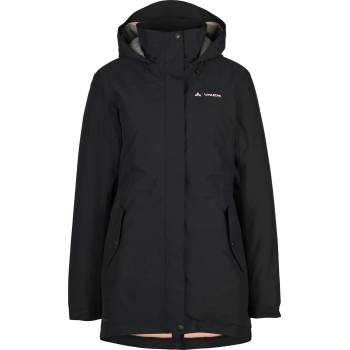 Vaude Дамско яке парка Vaude Women's Pellice Wool Parka - Black / Soft Rose - размер 34 (EU) (105-3728-0611)
