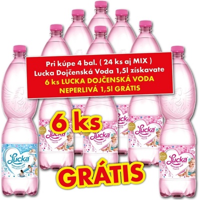 Lucka Dojčenská voda neperlivá 1,5 l