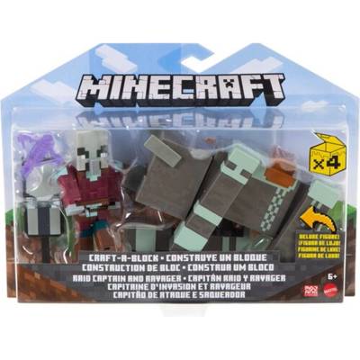 Raid Ravager Mattel Minecraft Ravager And Raid Captain - Heureka.cz