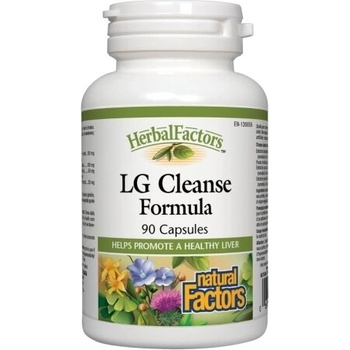 Natural Factors LG Cleanse (Черен дроб и Жлъчка Детокс Формула) 325 mg 90 капсули | Natural Factors (4645 NF)