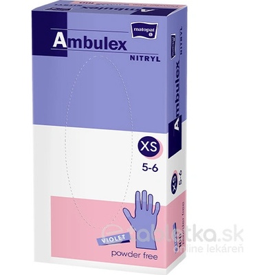 Ambulex NITRYL nepudrované 100 ks