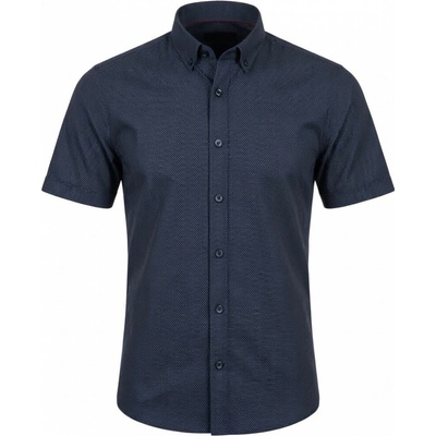 Ego Man pánská košile krátký rukáv regular fit EKR-233-2 tmavě modrá