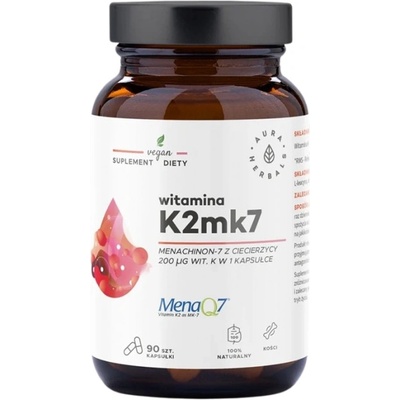 Aura Herbals Vitamin K MK7 200 mcg [90 капсули]