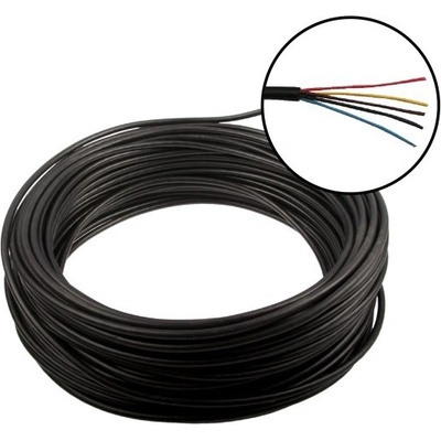 Kabel 5žilový, 5 x 1 mm, gumový plášť MULTIPA
