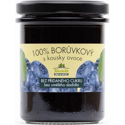 Kvasnička Džem borůvkový bez cukru 200 g