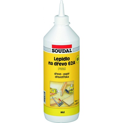 SOUDAL 62A lepidlo na drevo 250g, biele