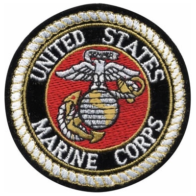 ROTHCO Nášivka DELUXE USMC guľatá 7,5 cm