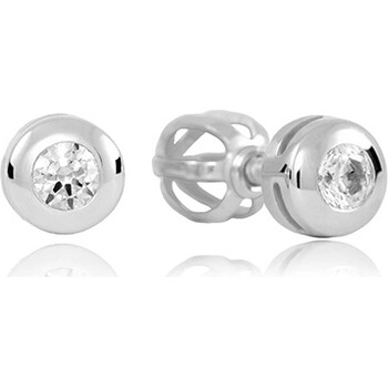 Soliter Nežné náušnice z bieleho zlata s briliantom 234 001 41043 07