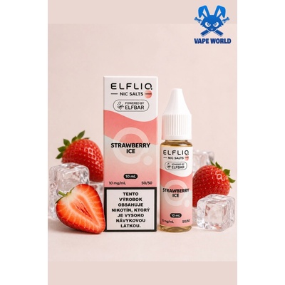 ElfLiq Nic Salts Strawberry Ice 10 ml 10 mg