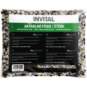 INVITAL Аквариумен кварцов пясък 3-5 мм 3 кг (3091)