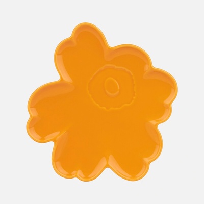 Marimekko Tanier kvetina Unikko modrý 20 cm