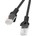 Lanberg Patch кабел LANBERG Cat. 5E, 0.5m RJ-45 черен - PCU5-10CC-0050-BK (PCU5-10CC-0050-BK)