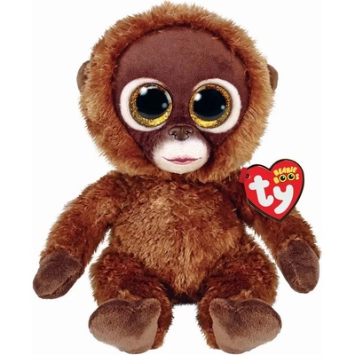 TY Toys Плюшена играчка TY Toys Beanie Boos - Маймунка Chessie, кафява, 15 cm (TY36391)