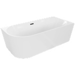 Mexen Mia 150x75 cm right white/black (52691507500P-70)