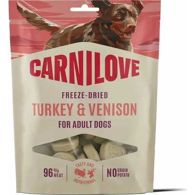 Carnilove Dog Freeze-Dried pamlsek Krůta a zvěřina 60 g