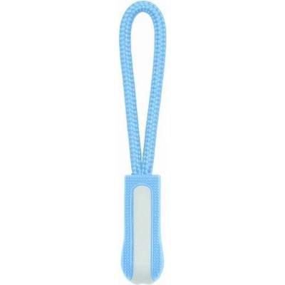 Ťaháčik na zips Kariban 4 ks - svetlo modrý-biely