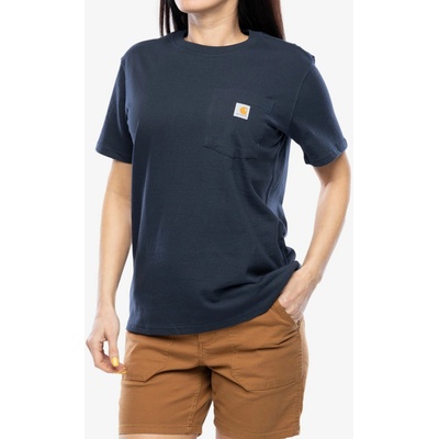 Carhartt Bavlnené tričko Workwear Pocket S/S T-Shirt navy