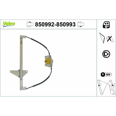 Zvedací zařízení oken VALEO 850993