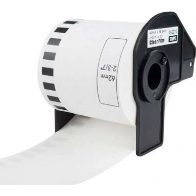 PRINTLINE kompatibilní etikety s Brother DK-22113, průsvitná filmová role, 62mm x 15,24m