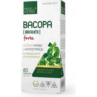 Medica Herbs Bacopa Brahmi Forte 80 kapsúl