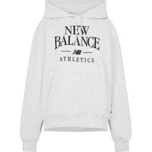 New Balance Дамски суичър New Balance Womens Trackside Pull Over Hoody - Light Grey