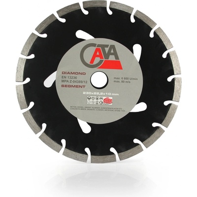 Cata Kotouč diamantový segmentový 230 mm M08530C – Zboží Mobilmania