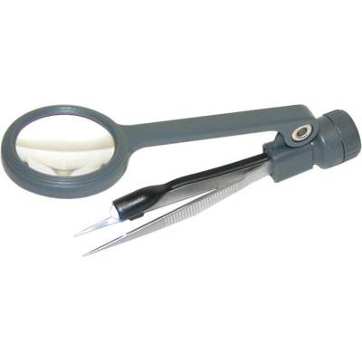 Carson Лупа Carson с LED и пинсети 4.5х (MG88)