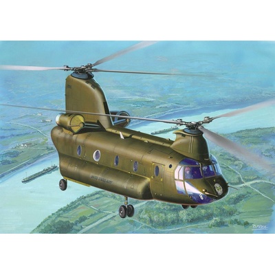 Revell CH 47D Chinook ModelSet vrtulník 63825 1:144