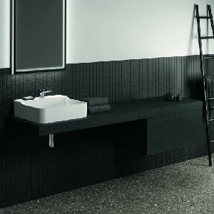 Ideal Standard Atelier Conca стенен долен шкаф, тъмен дъб, 1 чекмедже, 80 см (T3985Y4)