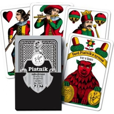 Piatnik Karty Mariáš jednohlavé