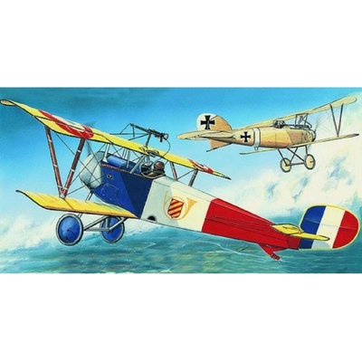 Směr Model Nieuport Bebe 12 9x16 2cm v krabici 31x13 5x3 :16