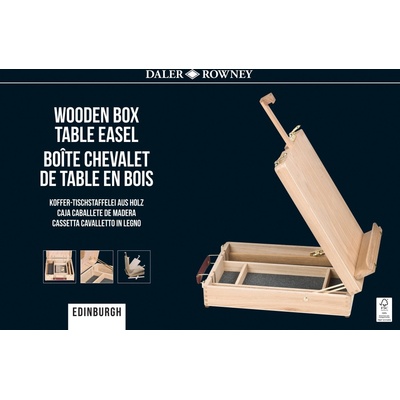 Daler Rowney Table Easel Edinburgh Статив за рисуване Natural (802000098)