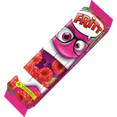 Fritt žvýkací bonbóny malina + vitamín C 70 g