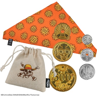 Distrineo Dárkový set One Piece Nami's Bandana & Berry Coins šátek a mince