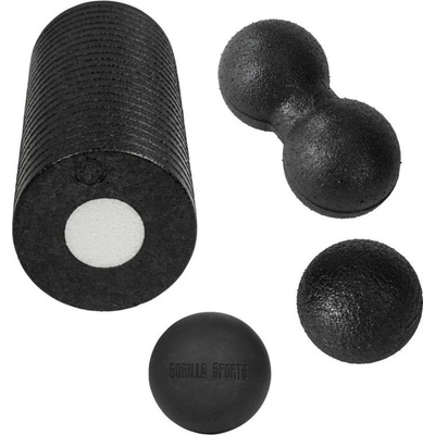 Gorilla Sports Praktická sada pre fasciálny tréning, 4 kusy