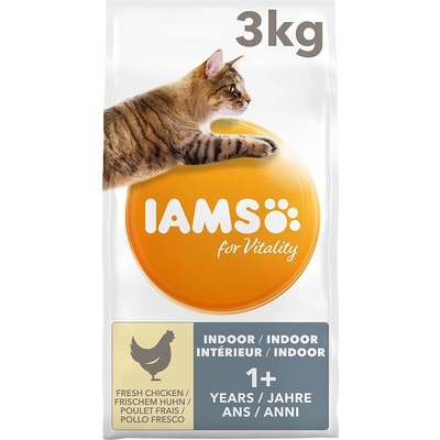 Iams for Vitality Cat Adult Indoor Chicken 10 kg