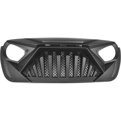 Mriežka, Čierna, W-serie, LED, Jeep Wrangler JL, Gladiator JT