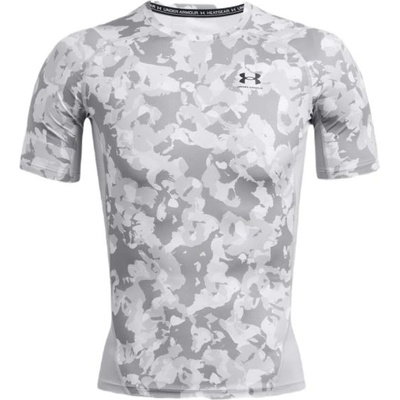 Мъжка тениска Under Armour HeatGear Armour Printed Short Sleeve - Сив